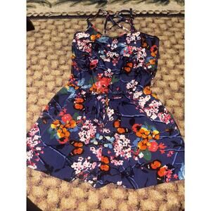 Scooter Girls sz. M floral one pc. romper. Soft, beautiful colors Polyester (1C